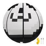 8-Bit Pixel Panda Print Basketball