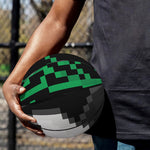 8-Bit Pixel Panda Print Basketball