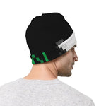 8-Bit Pixel Panda Print Beanie