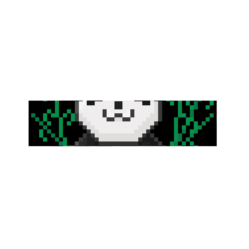 8-Bit Pixel Panda Print Bed Runner