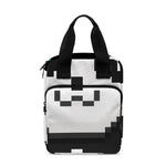 8-Bit Pixel Panda Print Bible Tote Bag
