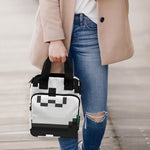 8-Bit Pixel Panda Print Bible Tote Bag