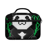 8-Bit Pixel Panda Print Briefcase Bible Bag