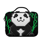 8-Bit Pixel Panda Print Briefcase Bible Bag