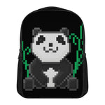 8-Bit Pixel Panda Print Casual Backpack