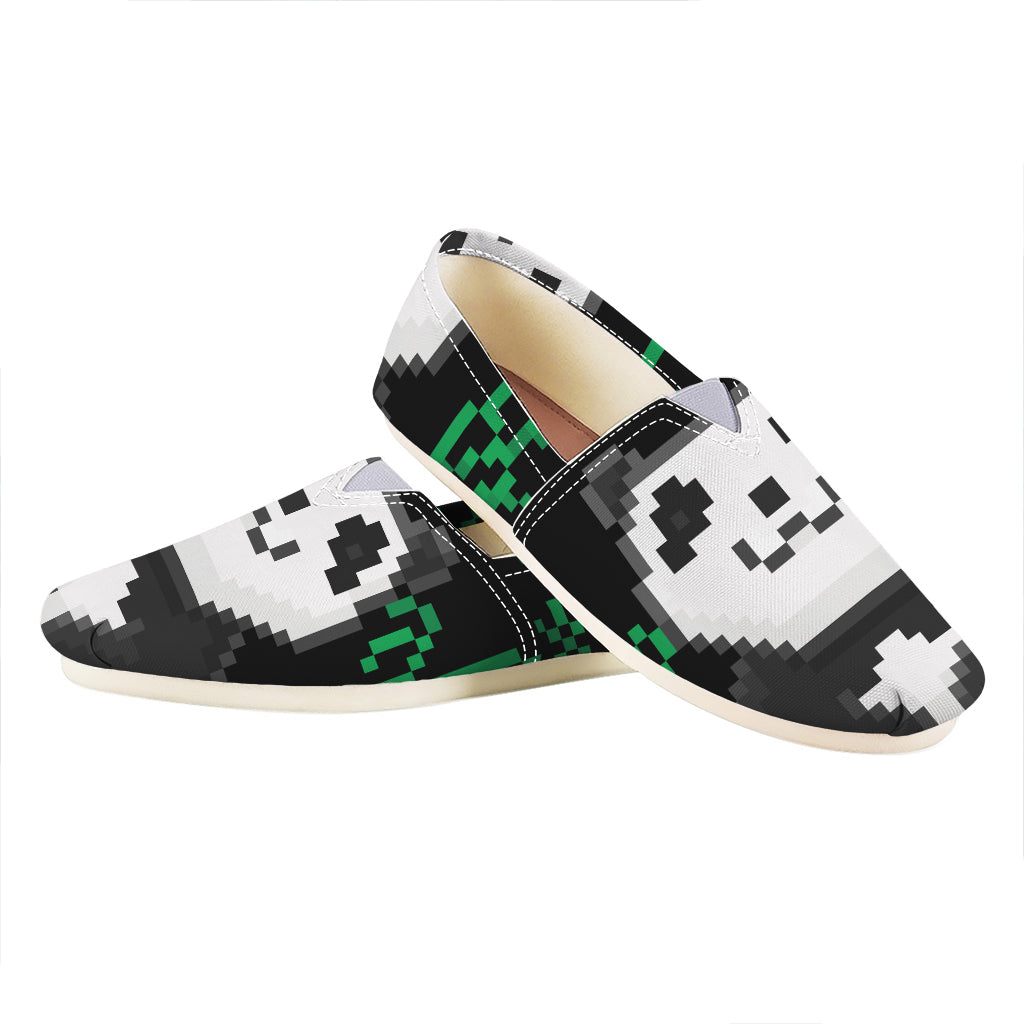 8-Bit Pixel Panda Print Casual Shoes