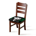 8-Bit Pixel Panda Print Chair Cushion Cover