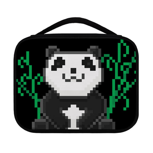 8-Bit Pixel Panda Print Classic Bible Case