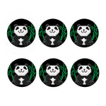 8-Bit Pixel Panda Print Coaster Set