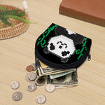 8-Bit Pixel Panda Print Coin Purse