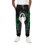 8-Bit Pixel Panda Print Cotton Pants