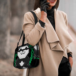 8-Bit Pixel Panda Print Double Strap Bible Bag