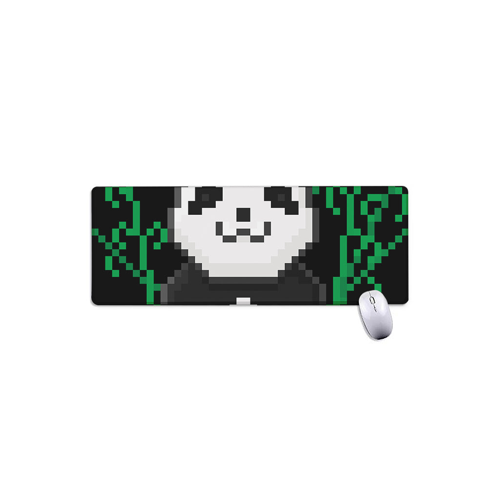 8-Bit Pixel Panda Print Extended Mouse Pad