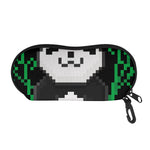 8-Bit Pixel Panda Print Glasses Case