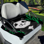 8-Bit Pixel Panda Print Golf Cart Seat Cover