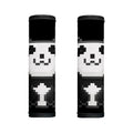 8-Bit Pixel Panda Print Handle Covers