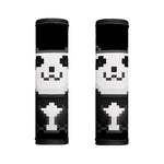 8-Bit Pixel Panda Print Handle Covers