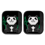 8-Bit Pixel Panda Print Handle Covers