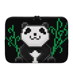 8-Bit Pixel Panda Print Laptop Sleeve
