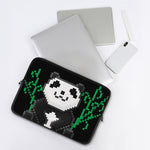 8-Bit Pixel Panda Print Laptop Sleeve