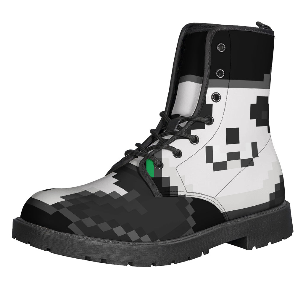 8-Bit Pixel Panda Print Backpack