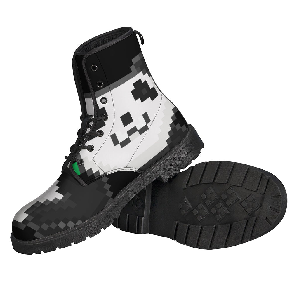 8-Bit Pixel Panda Print Backpack