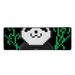 8-Bit Pixel Panda Print Long Kitchen Mat