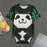 8-Bit Pixel Panda Print Men's Bodysuit