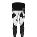 8-Bit Pixel Panda Print Men's Leggings