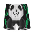 8-Bit Pixel Panda Print Men's Athletic Shorts