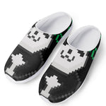 8-Bit Pixel Panda Print Mesh Casual Shoes