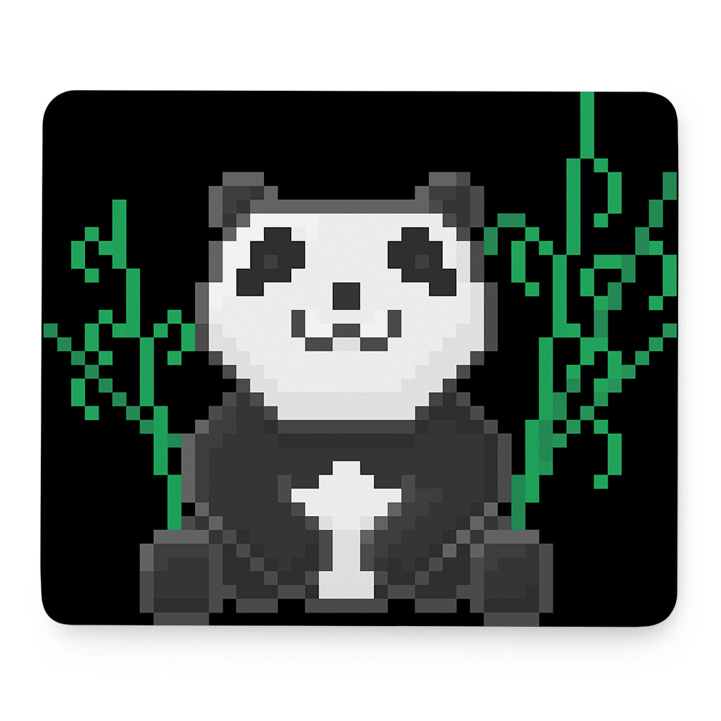 8-Bit Pixel Panda Print Mouse Pad