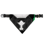8-Bit Pixel Panda Print Over The Collar Dog Bandana