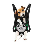 8-Bit Pixel Panda Print Pet Carrier Backpack