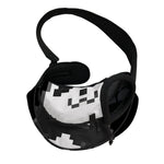 8-Bit Pixel Panda Print Pet Sling Carrier