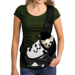 8-Bit Pixel Panda Print Pet Sling Carrier