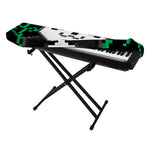 8-Bit Pixel Panda Print Piano Keyboard Cover