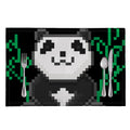8-Bit Pixel Panda Print Placemat