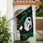 8-Bit Pixel Panda Print Polyester Flag