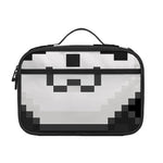 8-Bit Pixel Panda Print Portable Lunch Bag