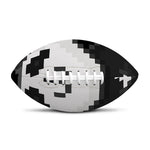 8-Bit Pixel Panda Print Rugby Ball