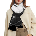 8-Bit Pixel Panda Print Scarf