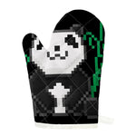 8-Bit Pixel Panda Print Single Oven Mitt
