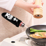 8-Bit Pixel Panda Print Skillet Handle Cover