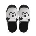 8-Bit Pixel Panda Print Slippers