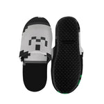 8-Bit Pixel Panda Print Slippers