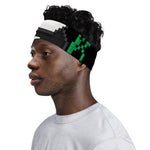 8-Bit Pixel Panda Print Sports Headband