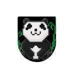 8-Bit Pixel Panda Print Toilet Lid Cover