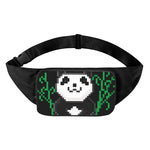 8-Bit Pixel Panda Print Waist Bag