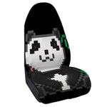 8-Bit Pixel Panda Print Waterproof Car Seat Cover